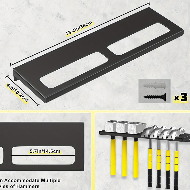 Workshop Tools Used - Prateleira de metal para ferramentas metálicas