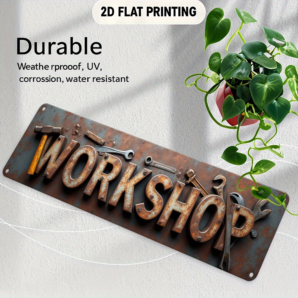 Letreiro Plano 2D, Item Decora - Workshop Tools Background avaliação e preço